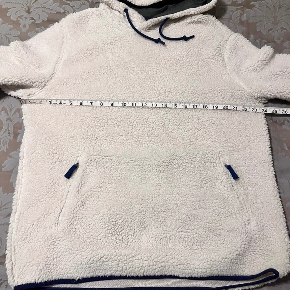 Men's Chubbies Cream Sherpa Hoodie - Picture 9 of 9